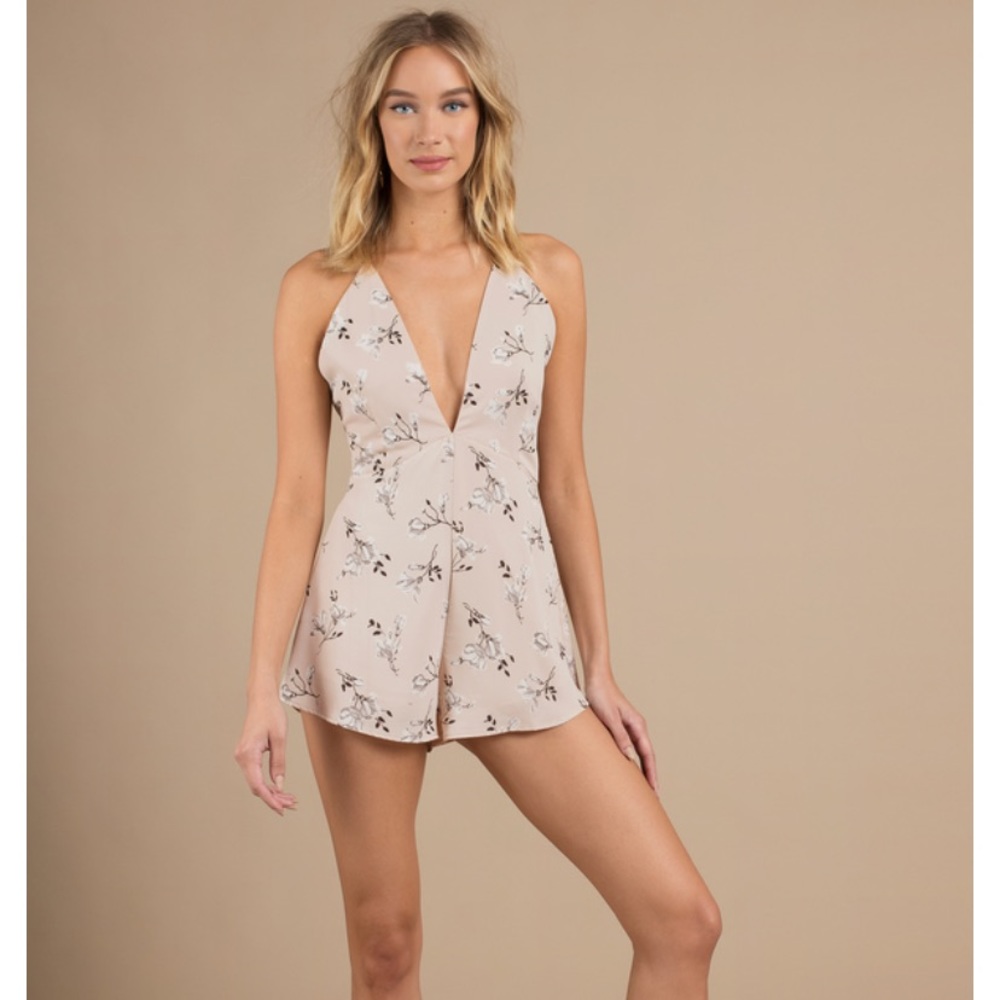Out and About Floral Print Romper